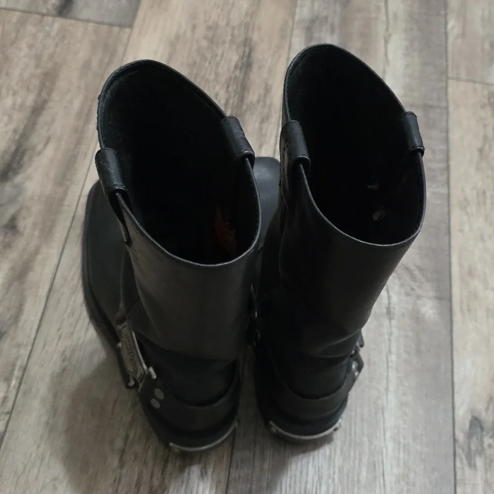 Harley-Davidson Men's Hustin Waterproof Motorcycle Boots